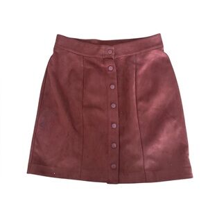 T Tahari suede skirt